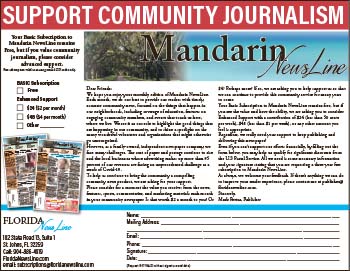 Support community journalism! Subscribe to Mandarin Newsline today!